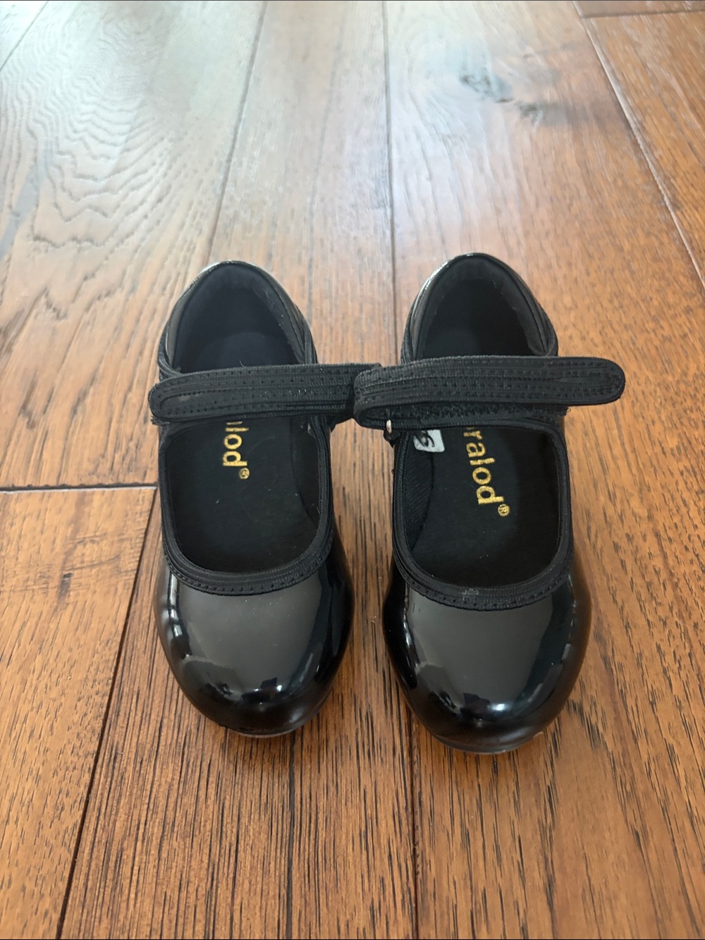 Black tap shoes